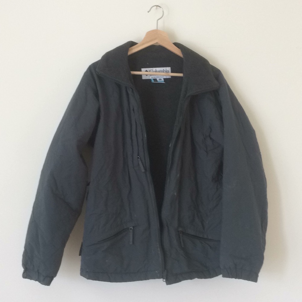 Columbia Sportswear blue fleece lined jacket M
